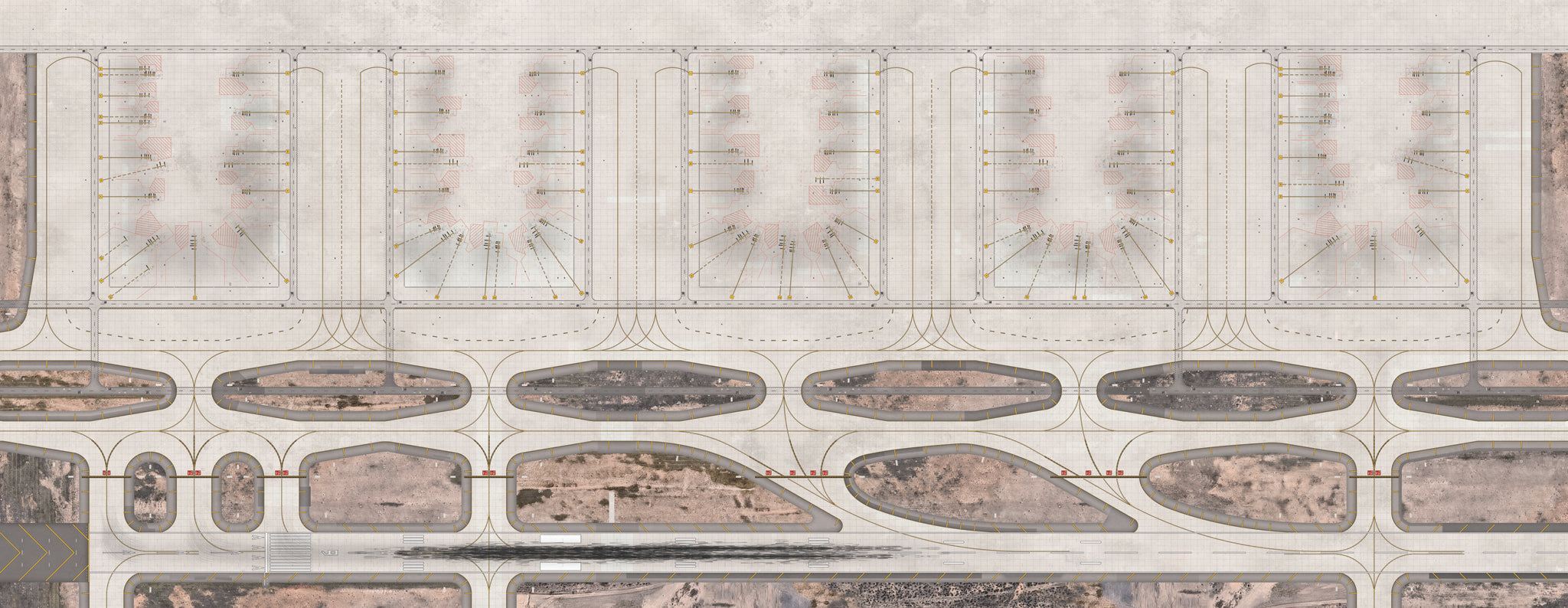 Terminal Iso Layout 5 TERMINALS – Layover Layouts