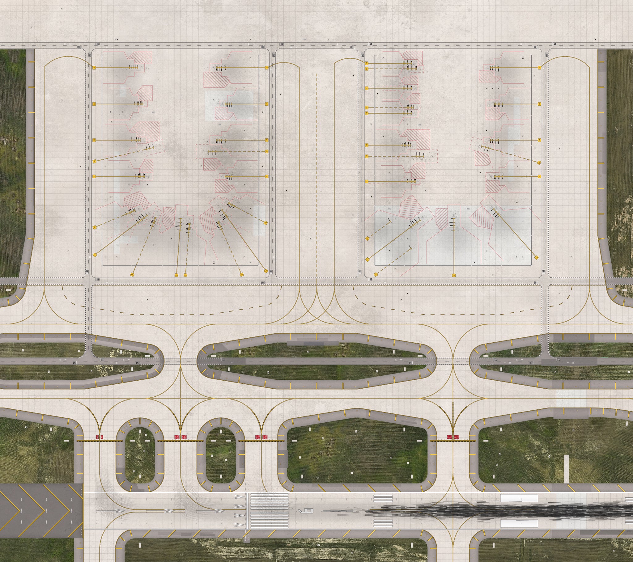 Terminator Shell Layouts 2 Terminal Continental 76 x 67.5 – Layover Layouts