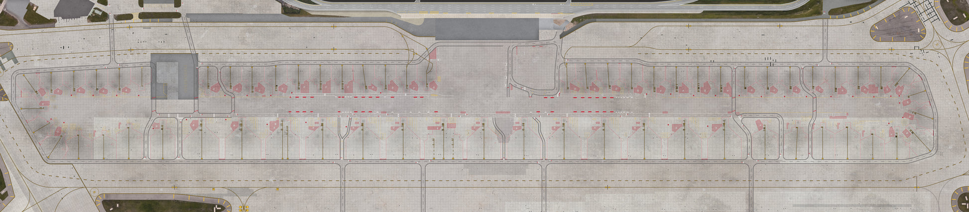 Detroit Concourse A 168 x 36