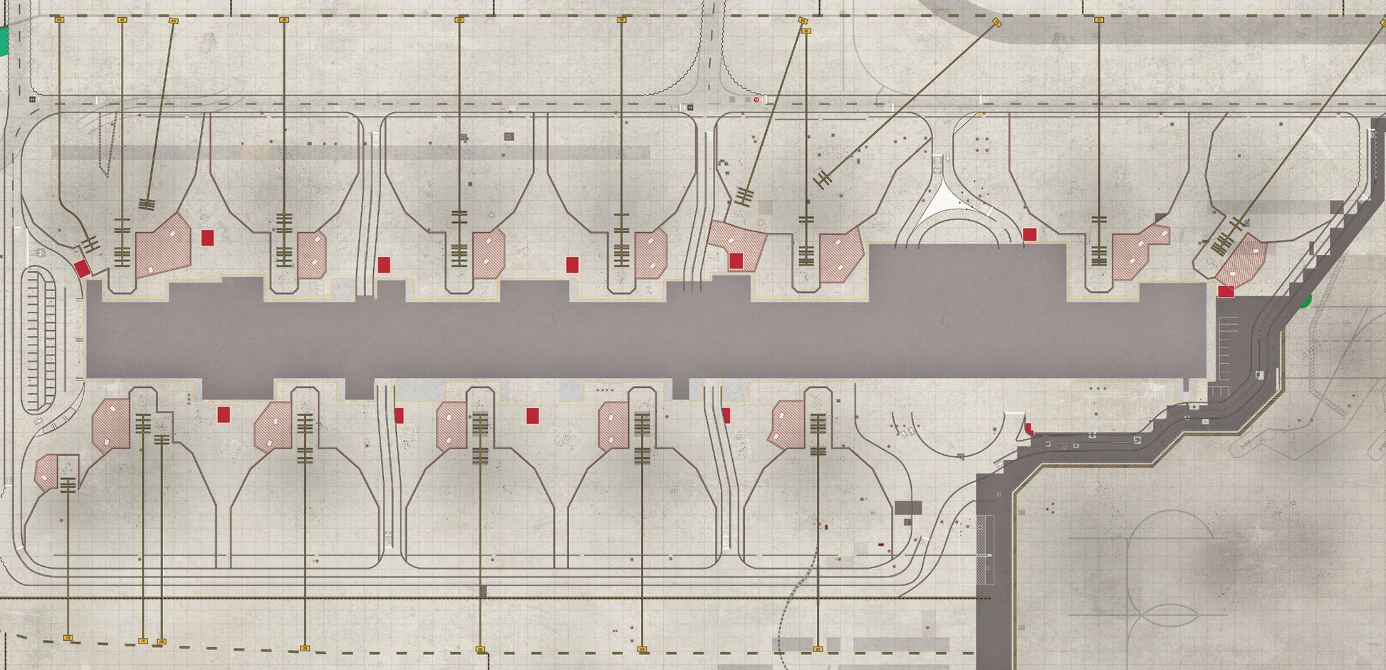 LAX West Gates 61 x 29.5