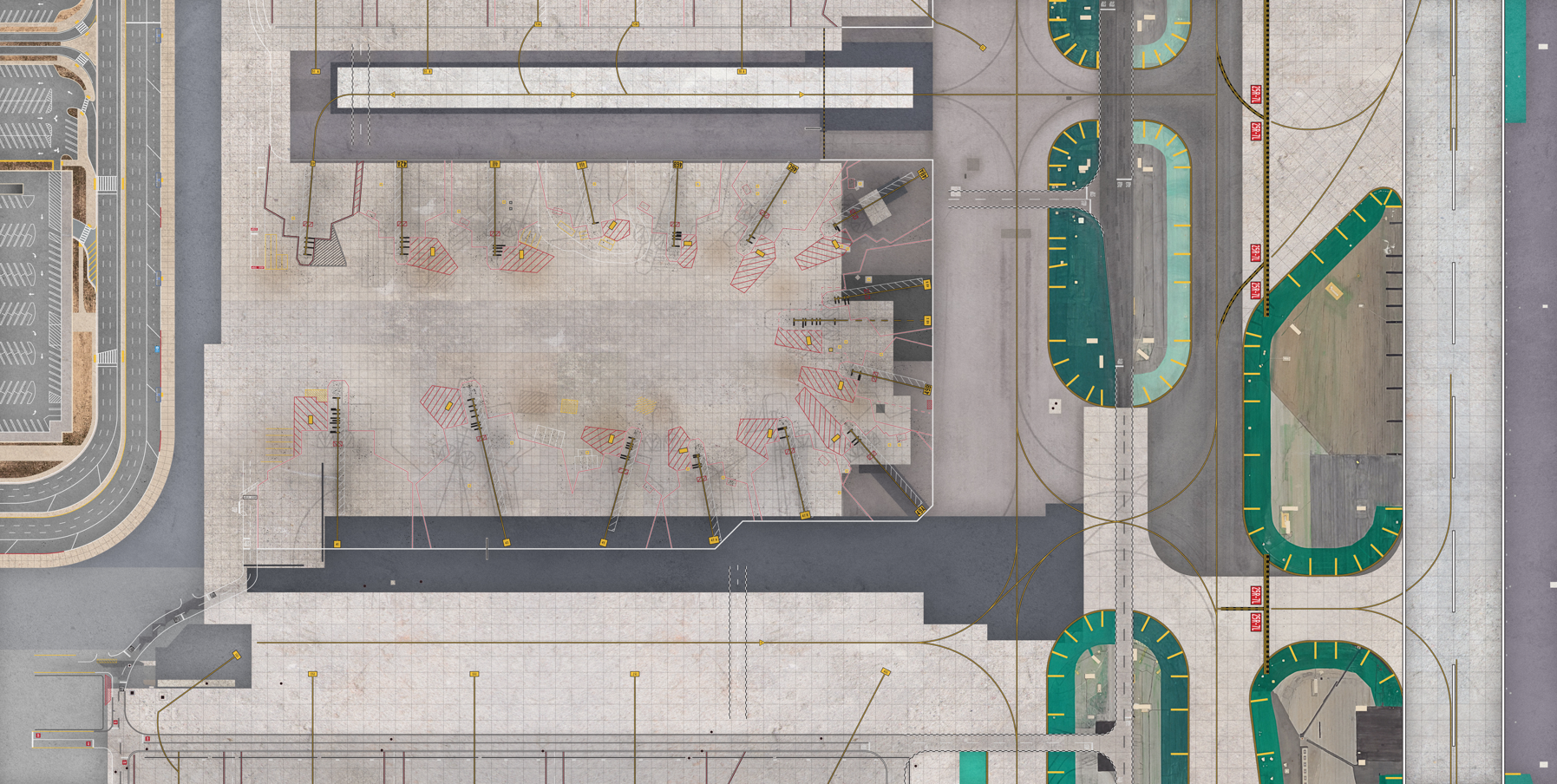 LAX Terminal 4 - 70 x 35