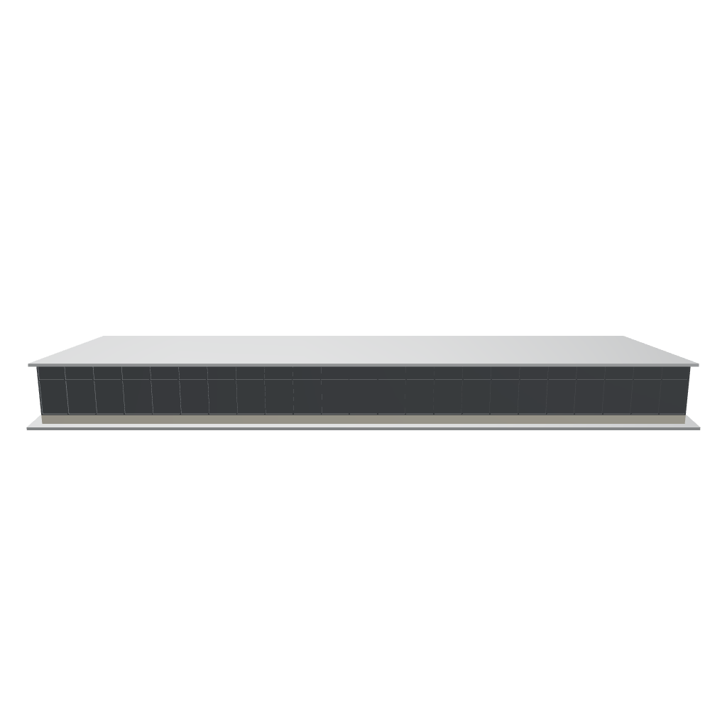 'A' SECTION ROOF TILTED