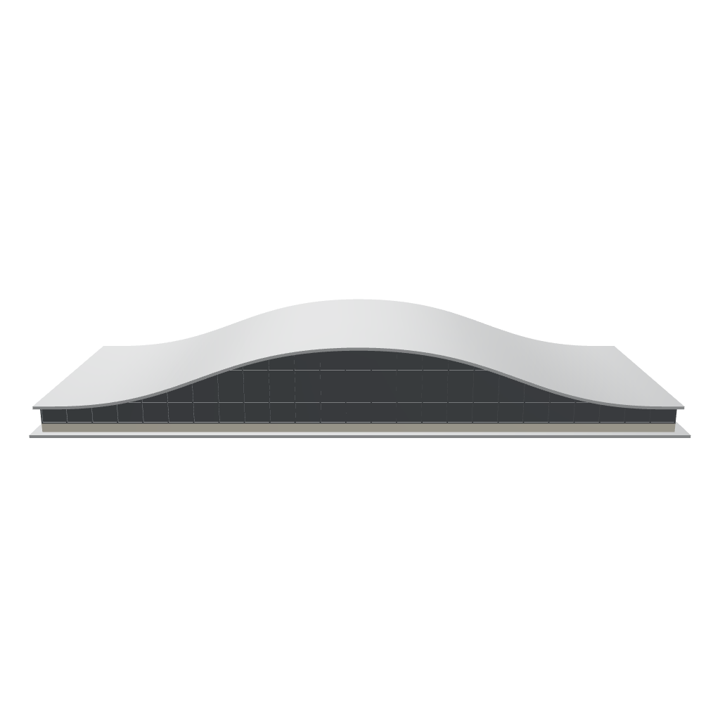 'A' SECTION ROOF CURVE